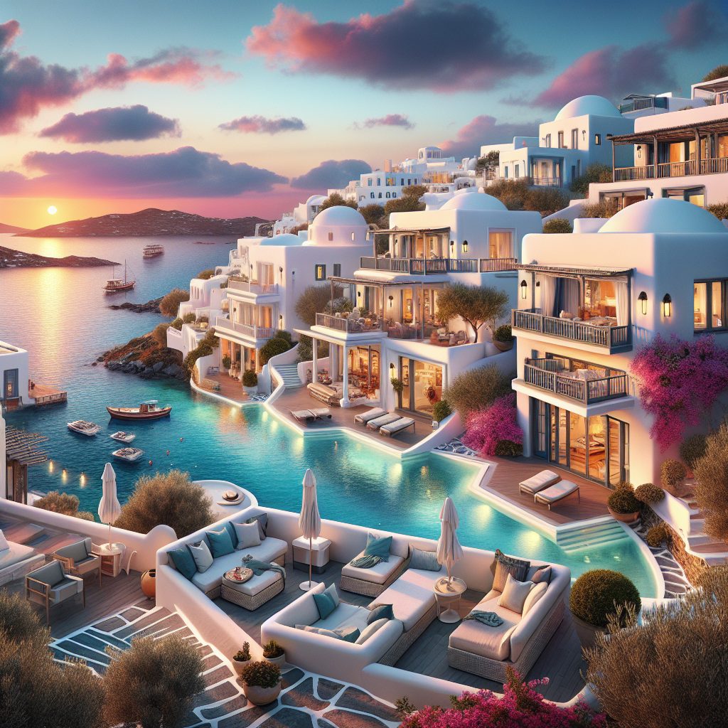 Villas in Mykonos with Stunning Aegean Sea Views